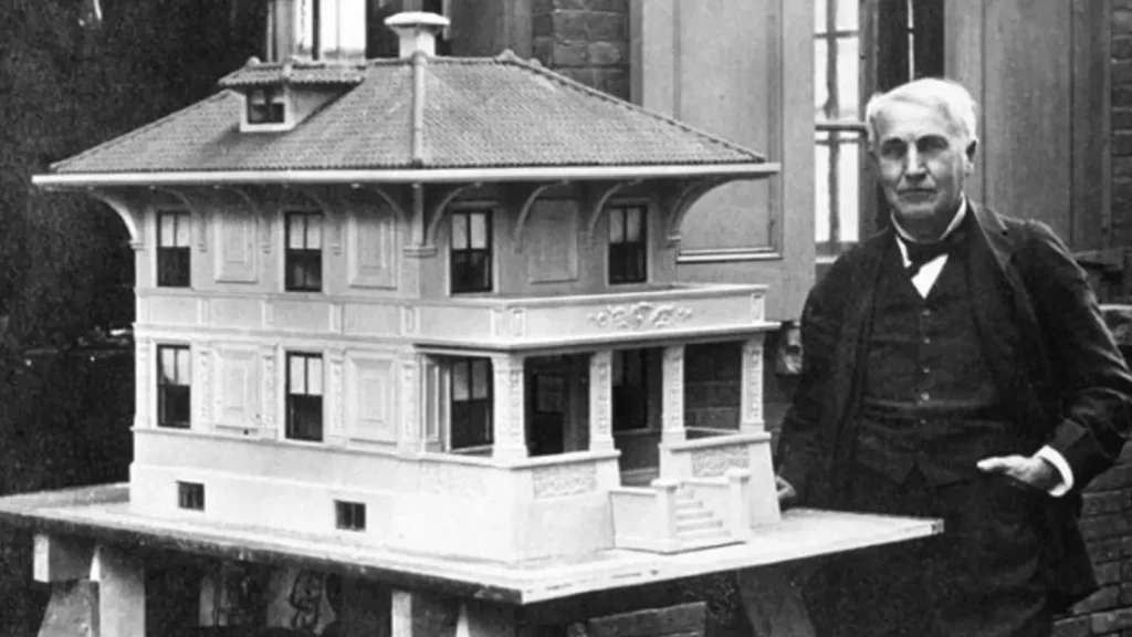 Thomas Edison tilt-up house model