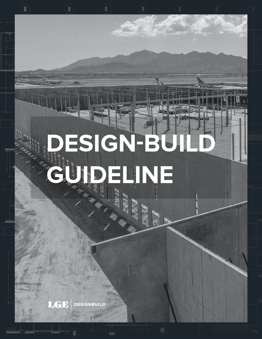 cover of the Design Build Guideline document
